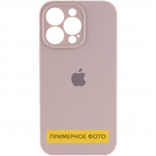 Чехол Silicone Case Full Camera Protective (AA) для Apple iPhone 16 (6.1) - Серый / Lavender