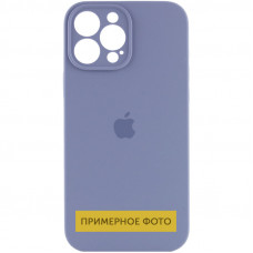 Чохол Silicone Case Full Camera Protective (AA) для Apple iPhone 16 (6.1) - Сірий / Lavender Gray