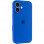 Чехол Silicone Case Full Camera Protective (AA) для Apple iPhone 16 (6.1) - Синий / Capri Blue