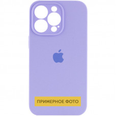 Чохол Silicone Case Full Camera Protective (AA) для Apple iPhone 16 (6.1) - Бузковий / Dasheen