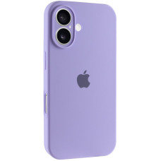 Чехол Silicone Case Full Camera Protective (AA) для Apple iPhone 16 (6.1) - Сиреневый / Dasheen