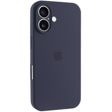 Чохол Silicone Case Full Camera Protective (AA) для Apple iPhone 16 (6.1) - Темно-синій / Midnight blue