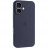 Чехол Silicone Case Full Camera Protective (AA) для Apple iPhone 16 (6.1) - Темно-синий / Midnight blue