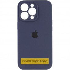 Чохол Silicone Case Full Camera Protective (AA) для Apple iPhone 16 (6.1) - Темно-синій / Midnight blue