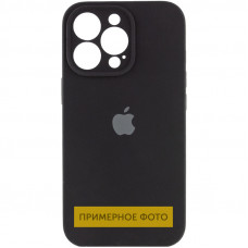 Чохол Silicone Case Full Camera Protective (AA) для Apple iPhone 16 (6.1) - Чорний / Black