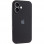 Чехол Silicone Case Full Camera Protective (AA) для Apple iPhone 16 (6.1) - Черный / Black