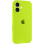 Чехол Silicone Case Full Camera Protective (AA) для Apple iPhone 16 (6.1) - Кислотно-зеленый / Acid Green