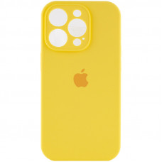 Чохол Silicone Case Full Camera Protective (AA) для Apple iPhone 16 Pro (6.3) - Жовтий / Yellow