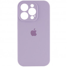 Чохол Silicone Case Full Camera Protective (AA) для Apple iPhone 16 Pro (6.3) - Бузковий / Lilac