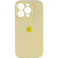 Чехол Silicone Case Full Camera Protective (AA) для Apple iPhone 16 Pro (6.3) - Желтый / Mellow Yellow