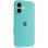 Чехол Silicone Case Full Camera Protective (AA) для Apple iPhone 16 Plus (6.7) - Бирюзовый / Marine Green