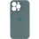 Чехол Silicone Case Full Camera Protective (AA) для Apple iPhone 16 Plus (6.7) - Зеленый / Pine green