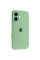 Чехол Silicone Case Full Camera Protective (AA) для Apple iPhone 16 Plus (6.7) - Зеленый / Pistachio - фото