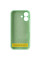 Чехол Silicone Case Full Camera Protective (AA) для Apple iPhone 16 Plus (6.7) - Зеленый / Pistachio - фото