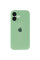 Чехол Silicone Case Full Camera Protective (AA) для Apple iPhone 16 Plus (6.7) - Зеленый / Pistachio - фото