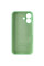 Чехол Silicone Case Full Camera Protective (AA) для Apple iPhone 16 Plus (6.7) - Зеленый / Pistachio - фото