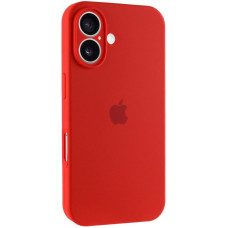 Чехол Silicone Case Full Camera Protective (AA) для Apple iPhone 16 Plus (6.7) - Красный / Red