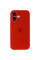 Чехол Silicone Case Full Camera Protective (AA) для Apple iPhone 16 Plus (6.7) - Красный / Red - фото