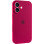 Чехол Silicone Case Full Camera Protective (AA) для Apple iPhone 16 Plus (6.7) - Красный / Rose Red