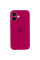 Чехол Silicone Case Full Camera Protective (AA) для Apple iPhone 16 Plus (6.7) - Красный / Rose Red - фото