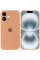 Чехол Silicone Case Full Camera Protective (AA) для Apple iPhone 16 Plus (6.7) - Оранжевый / Cantaloupe - фото