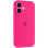 Чехол Silicone Case Full Camera Protective (AA) для Apple iPhone 16 Plus (6.7) - Розовый / Barbie pink