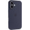 Чехол Silicone Case Full Camera Protective (AA) для Apple iPhone 16 Plus (6.7) - Темно-синий / Midnight blue