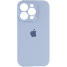 Чехол Silicone Case Full Camera Protective (AA) для Apple iPhone 16 Pro Max (6.9) - Голубой / Lilac Blue