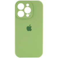 Чохол Silicone Case Full Camera Protective (AA) для Apple iPhone 16 Pro Max (6.9) - М'ятний / Mint