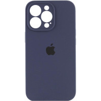 Чохол Silicone Case Full Camera Protective (AA) для Apple iPhone 16 Pro Max (6.9) - Темно-синій / Midnight blue