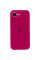 Чехол Silicone Case Full Camera Protective (AA) для Apple iPhone 16e (6.1) - Красный / Rose Red - фото