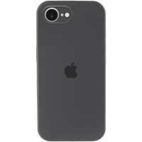 Чехол Silicone Case Full Camera Protective (AA) для Apple iPhone 16e (6.1) - Серый / Dark Gray