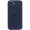 Чехол Silicone Case Full Camera Protective (AA) для Apple iPhone 16e (6.1) - Темно-синий / Midnight blue