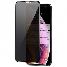 Защитное стекло Privacy 5D (тех.пак) для Apple iPhone 11 / XR (6.1) - Черный