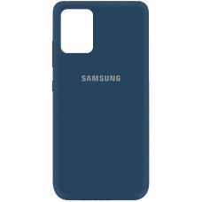 Чохол Silicone Cover My Color Full Protective (A) для Samsung Galaxy A72 4G / A72 5G - Синій / Navy blue