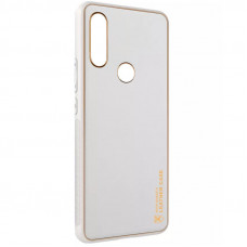 Кожаный чехол Xshield для Xiaomi Redmi Note 7 / Note 7 Pro / Note 7s - Белый / White