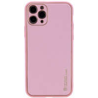 Кожаный чехол Xshield для Apple iPhone 12 Pro (6.1) - Розовый / Pink