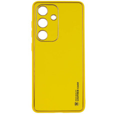 Шкіряний чохол Xshield для Samsung Galaxy S23 FE - Жовтий / Yellow