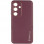 Шкіряний чохол Xshield для Samsung Galaxy S23 FE - Бордовий / Plum Red