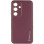 Шкіряний чохол Xshield для Samsung Galaxy S24 - Бордовий / Plum Red