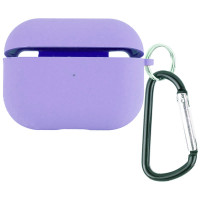 Custodia in silicone con microfibra per cuffie Airpods 3 - Lilla / Dasheen
