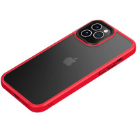 Чехол Metal Buttons для Apple iPhone 11 Pro (5.8) - Красный