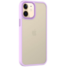 TPU+PC чохол Metal Buttons для Apple iPhone 11 (6.1) - Бузковий