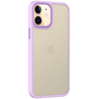 TPU+PC чохол Metal Buttons для Apple iPhone 11 (6.1) - Бузковий