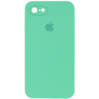 Custodia Silicone Case Square Full Camera Protective (AA) per Apple iPhone 7 / 8 / SE (2020) (4.7) - Verde / Spearmint