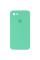 Custodia Silicone Case Square Full Camera Protective (AA) per Apple iPhone 7 / 8 / SE (2020) (4.7) - Verde / Spearmint - foto