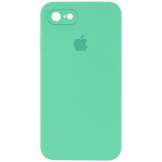 Чехол Silicone Case Square Full Camera Protective (AA) для Apple iPhone 7 / 8 / SE (2020) (4.7) - Зеленый / Spearmint