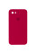 Чехол Silicone Case Square Full Camera Protective (AA) для Apple iPhone 7 / 8 / SE (2020) (4.7) - Красный / Rose Red - фото