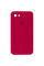 Custodia Silicone Case Square Full Camera Protective (AA) per Apple iPhone 7 / 8 / SE (2020) (4.7) - Rosso / Rose Red - foto