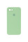 Чехол Silicone Case Square Full Camera Protective (AA) для Apple iPhone 7 / 8 / SE (2020) (4.7) - Мятный / Mint - фото